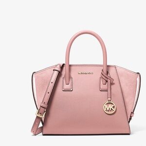 MICHAEL KORS 
Avril Small Pebbled Leather Satchel